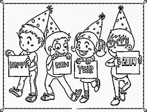 New Year's coloring pages coloring.filminspector.com