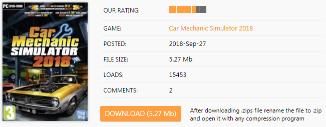 car mechanic simulator 2018 trainer download