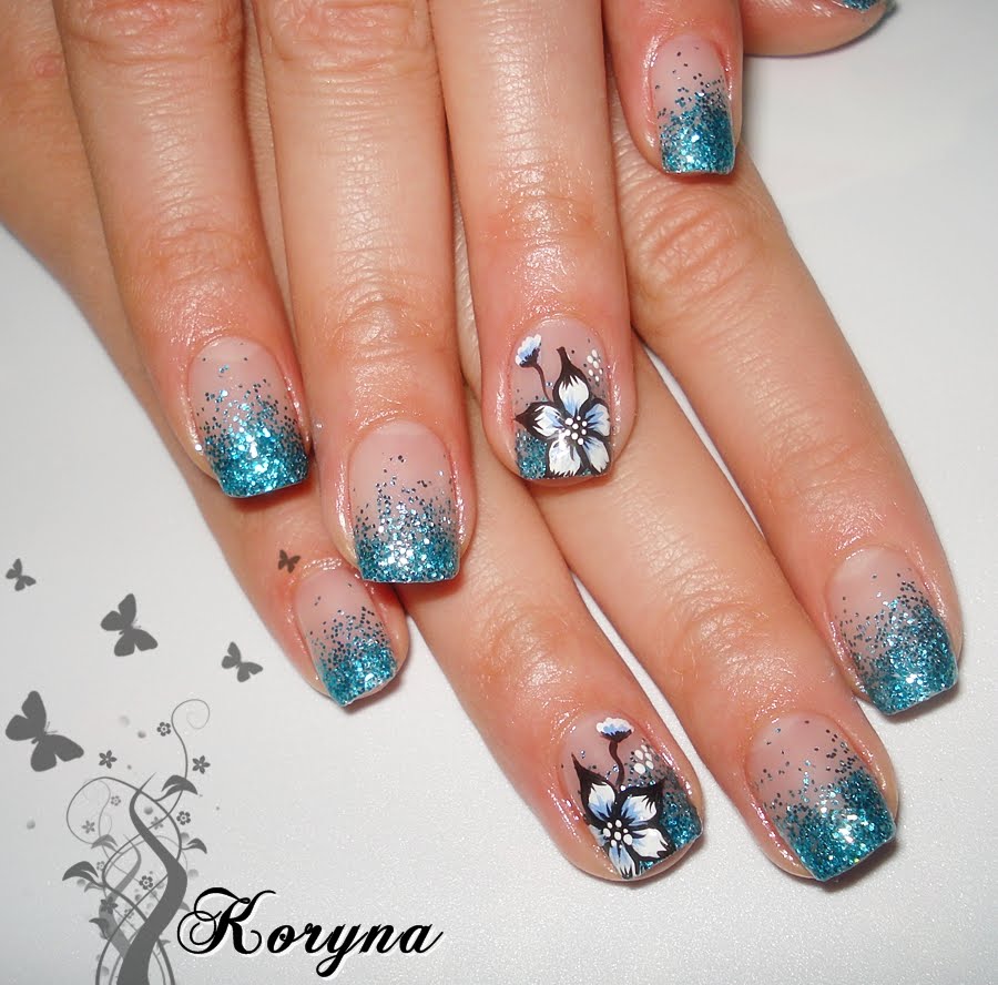 My Nails: Glitter uv gel nails