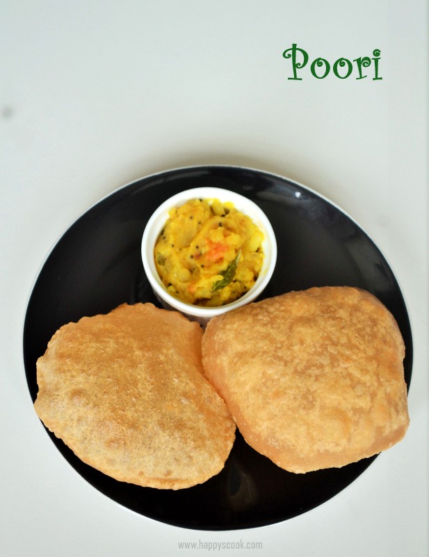 Poori Recipe How to make puffy poori? Happy's Cook