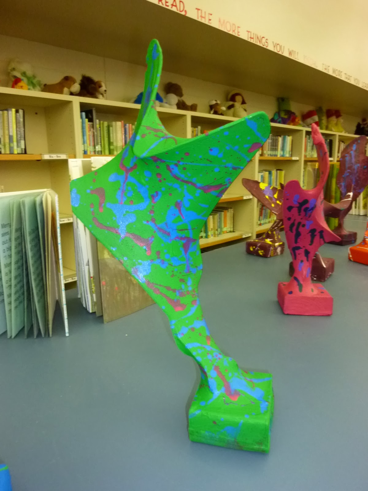 Mrs. Werner's Art Room 5th Grade Sculptures