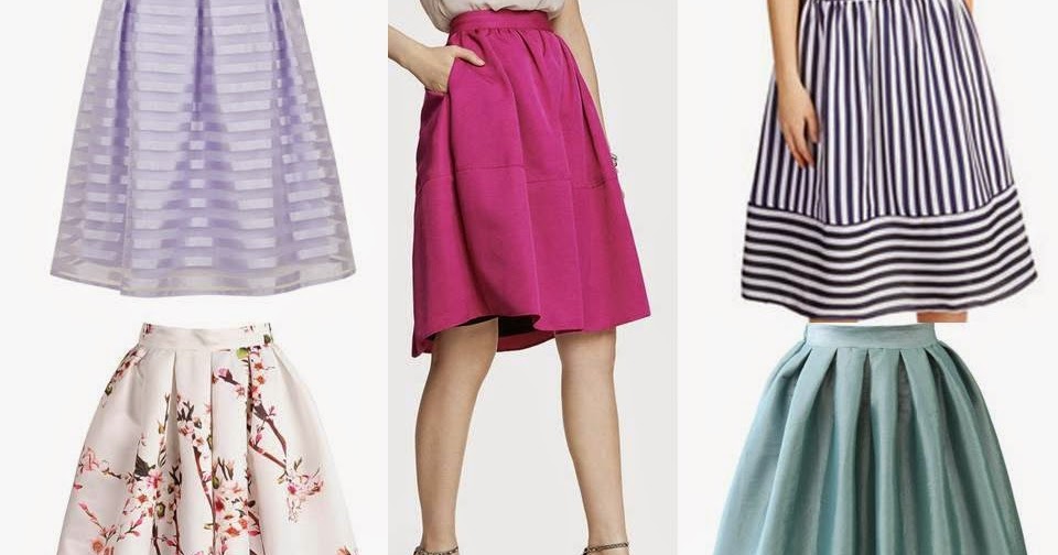 The Decorina : Summer Trends: Full Midi Skirts