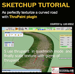sketchup plugin road tutorial curved perfectly texture texturize