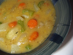 Creamy Split Pea & Vegetable Soup