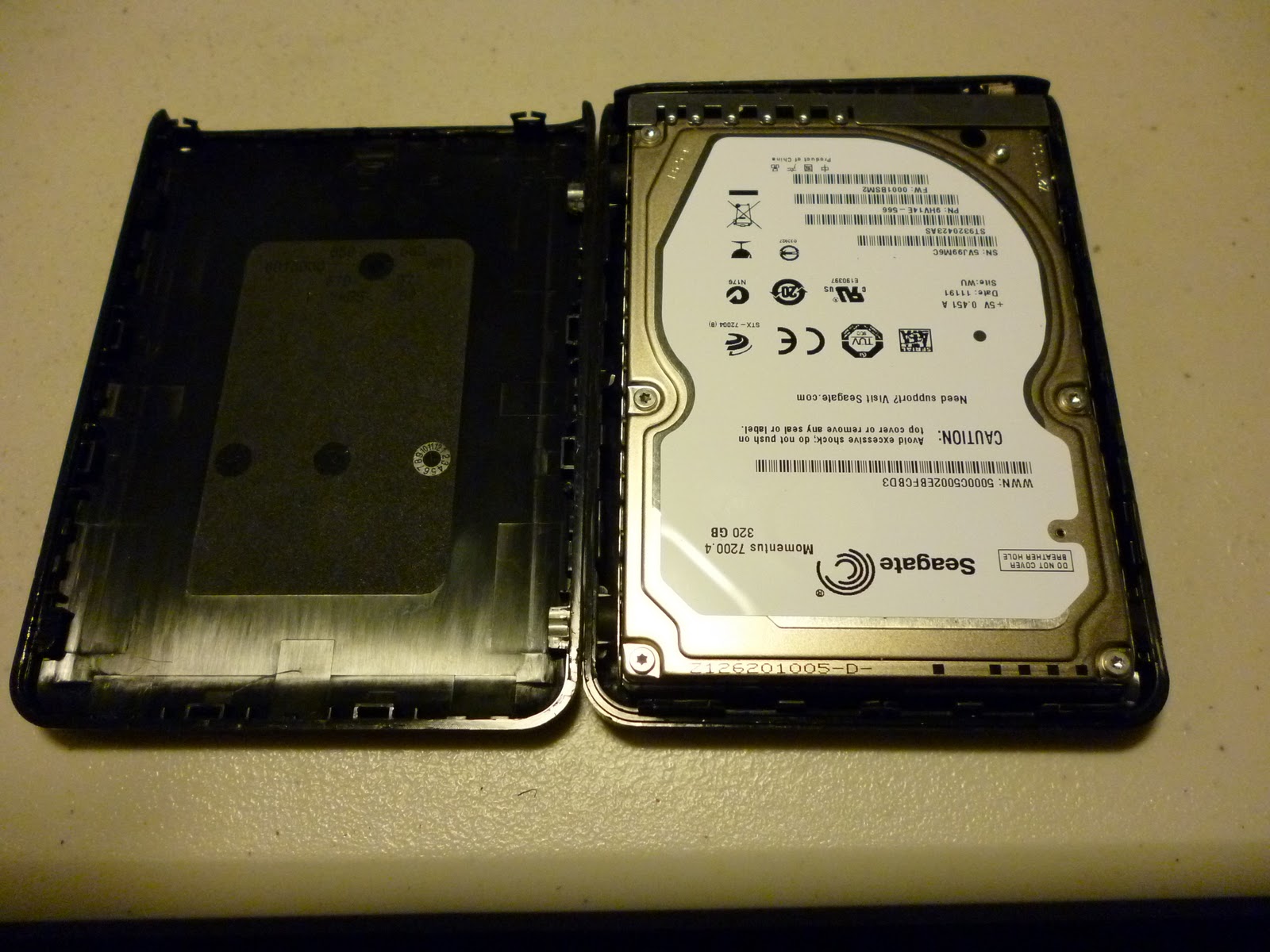 Technology.. old and new... How to take apart your Seagate Freeagent