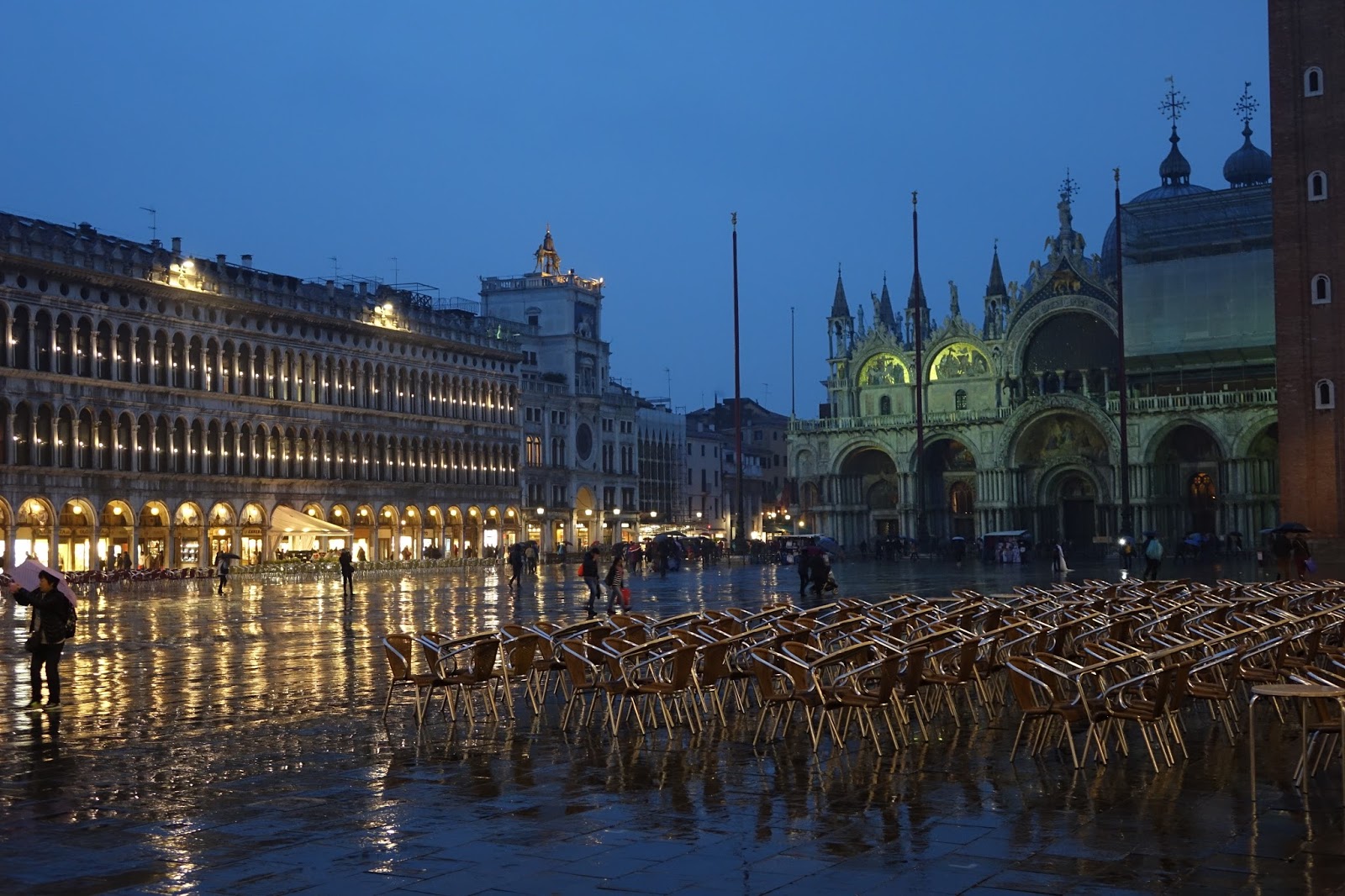 Venice, Italy A Rainy Night in Venice