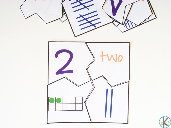 Numbers 1-20 Puzzles