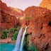 Thác nước đẹp như tranh vẽ ở hẻm núi Grand Canyon