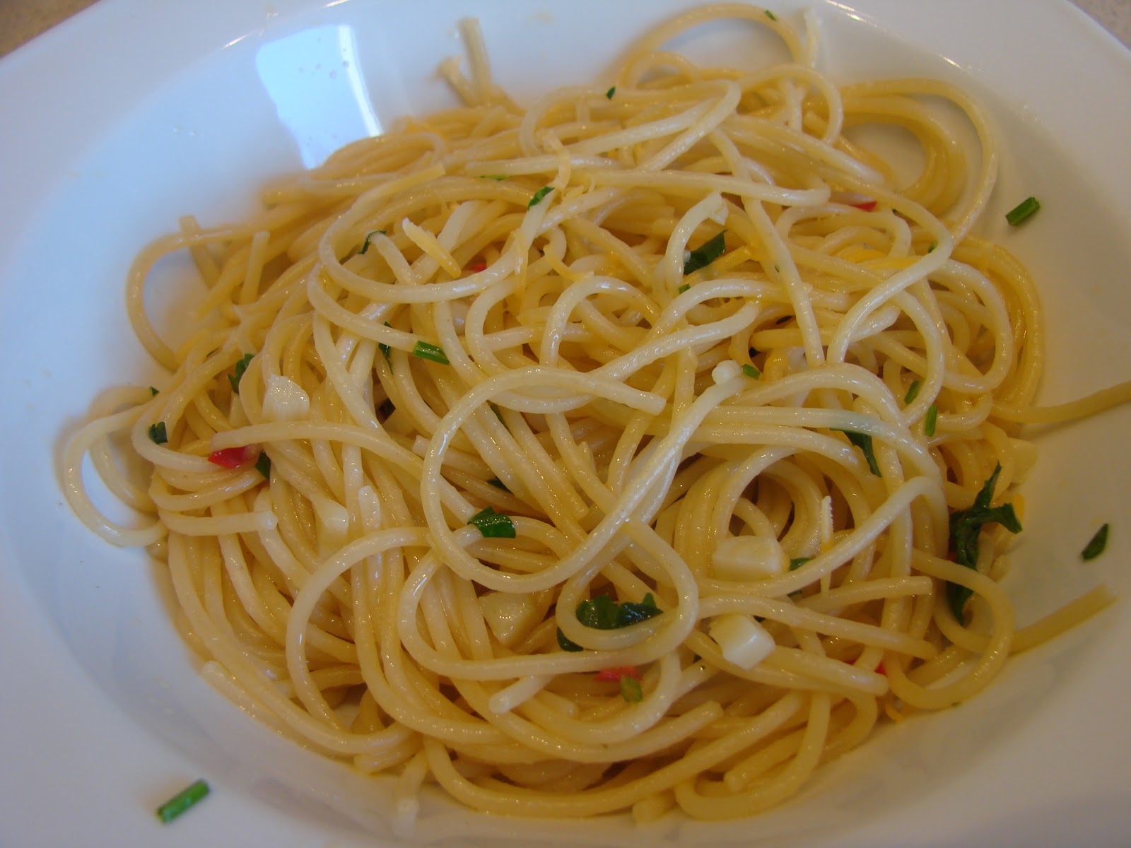 Magda testuje Spaghetti aioli z chili