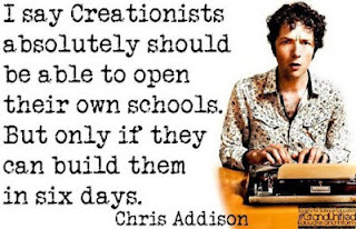 Chris Addison on Creationist schools