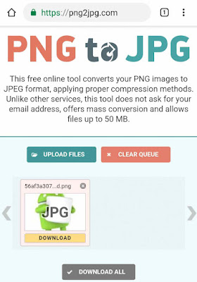 Convert PNG images to JPG online