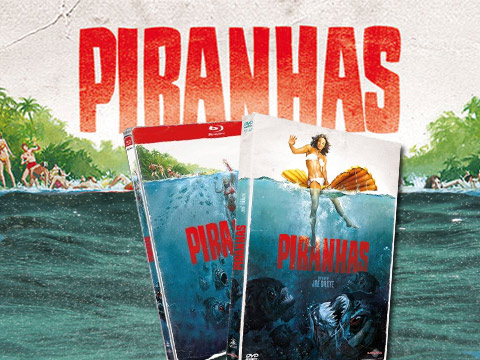 DVD et bluray Pirahnas
