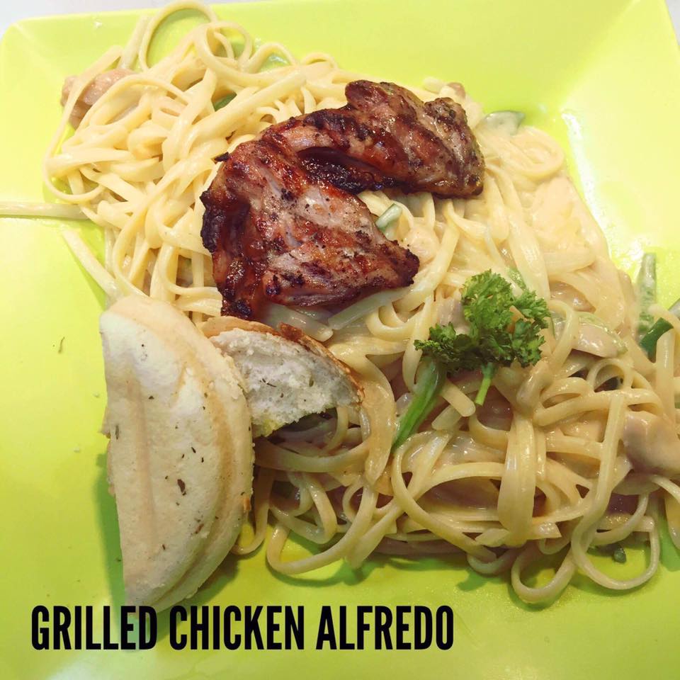 Grilled Chicken Alfredo Burger Mania Calamba
