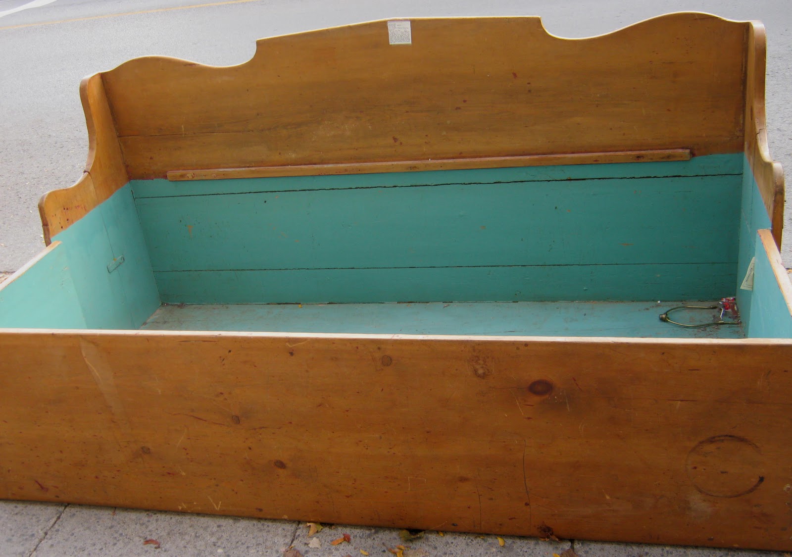 Funk & Gruven AZ circa 1845 PINE SETTLEBED WITH PROVENANCE PLUS!