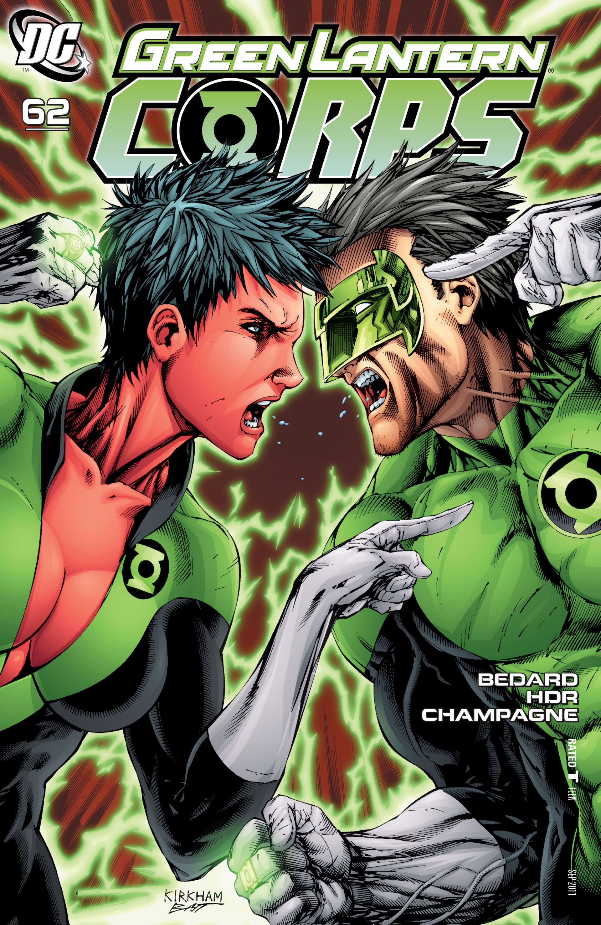 Read online Green Lantern Corps (2006) comic -  Issue #62 - 1