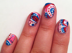 nail patriotic designs july nails fourth 4th marble water fingernail nicepricesell previous