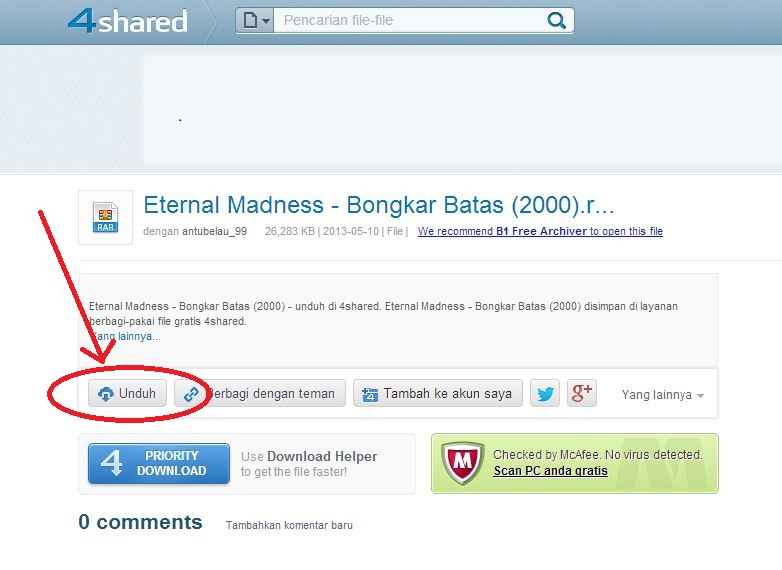 HOW TO DOWNLOAD - 4shared ~ INDONESIAN UNDERGROUND