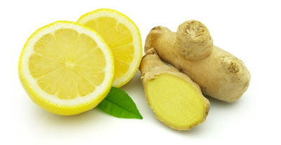 IsyraQ resT houSe: hirisan halia, lemon, teh hijau dan 