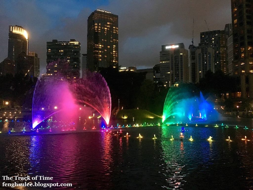 KLCC Lake Symphony Water Fountain Show The Track of Time