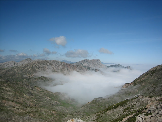 Rutas Montaña Asturias: Vista desde el Calabazosa al Lago del Valle