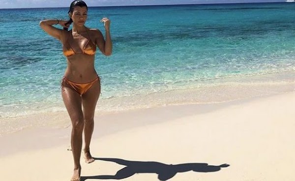 Kourtney Kardashian luce un espectacular bikini