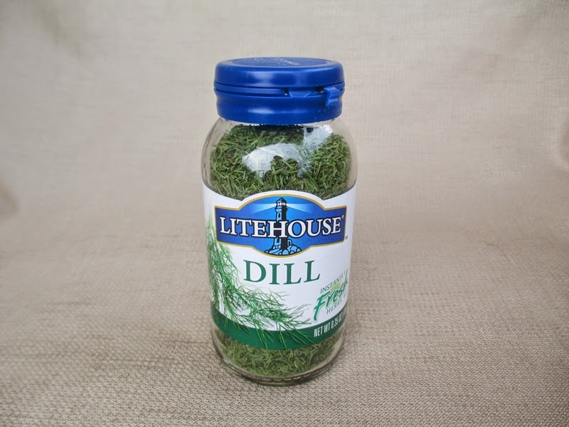 Bottle of Litehouse Freeze Dried Dill Weed