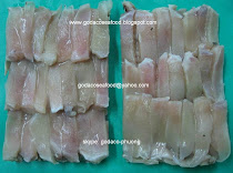 Sting ray slice -skinless - Dasyatis uarnak - Cá đuối cắt sợi