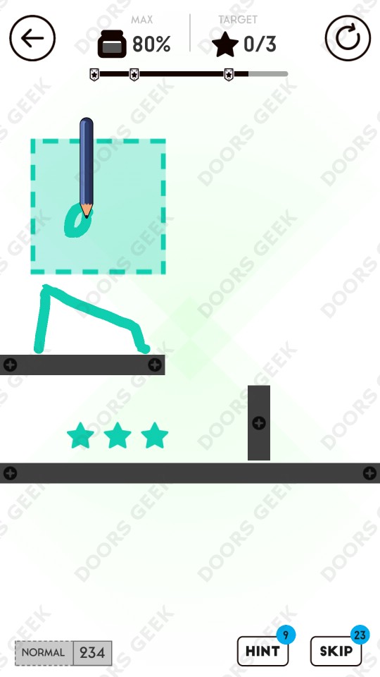 Draw Here Level 234 Doors Geek