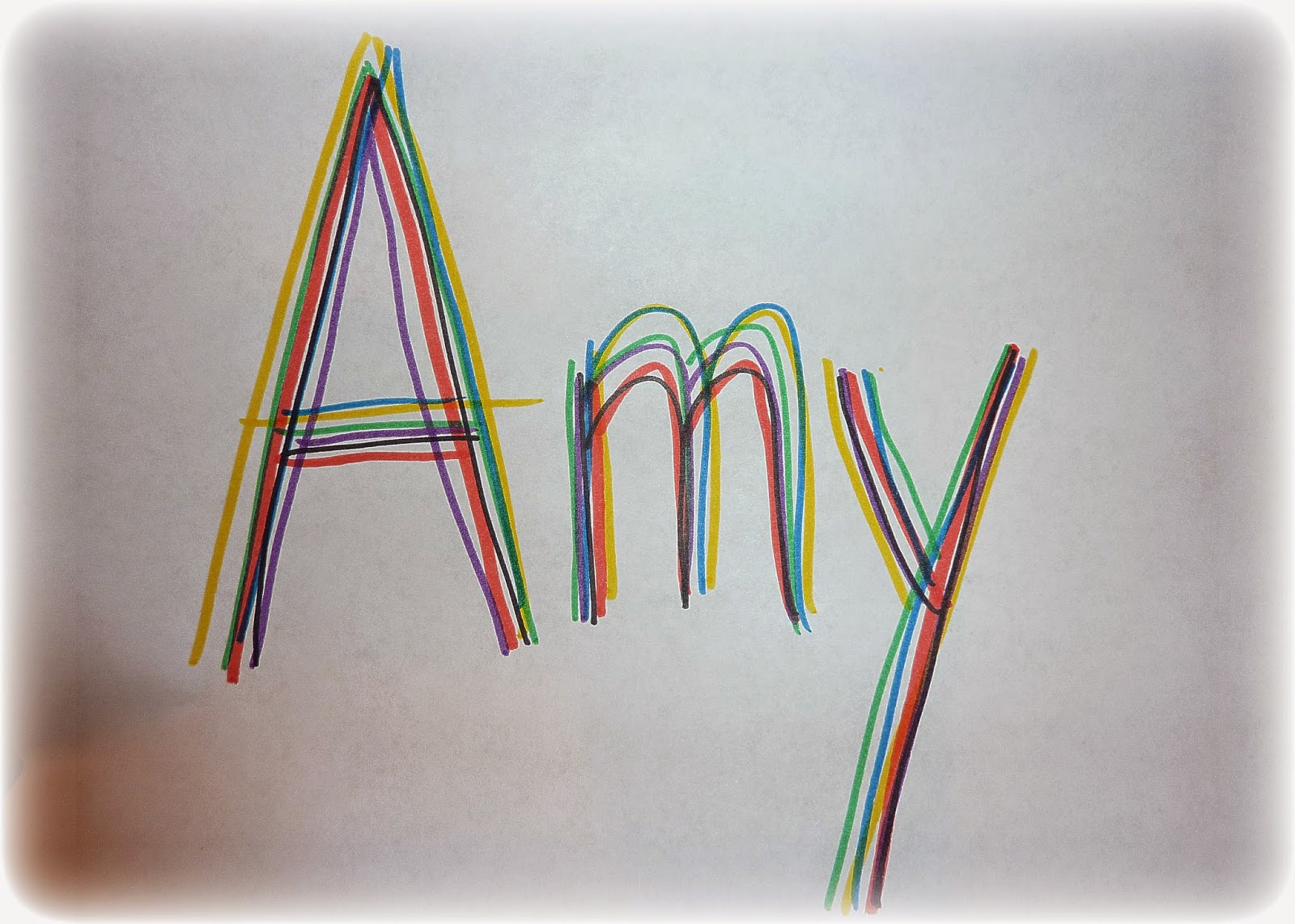Crafts for Kids' Minds: Preschool Rainbow Name Craft