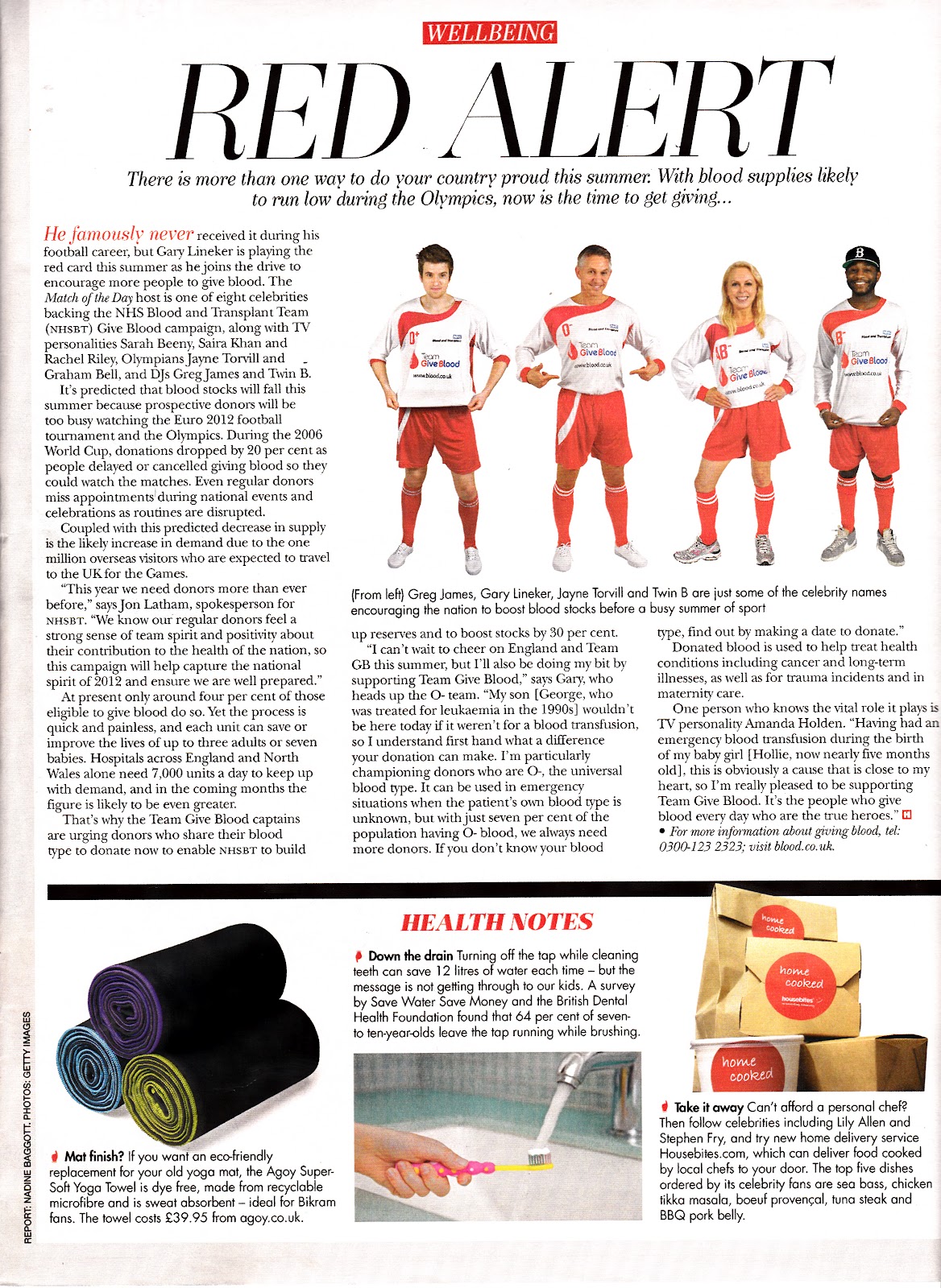 agoy UK Our new Yoga Towels featured in Hello Magazine