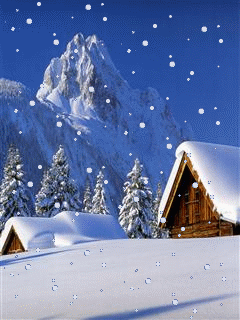 Hình ảnh động tình yêu tuyết rơi tuyệt đẹp vào mùa đông