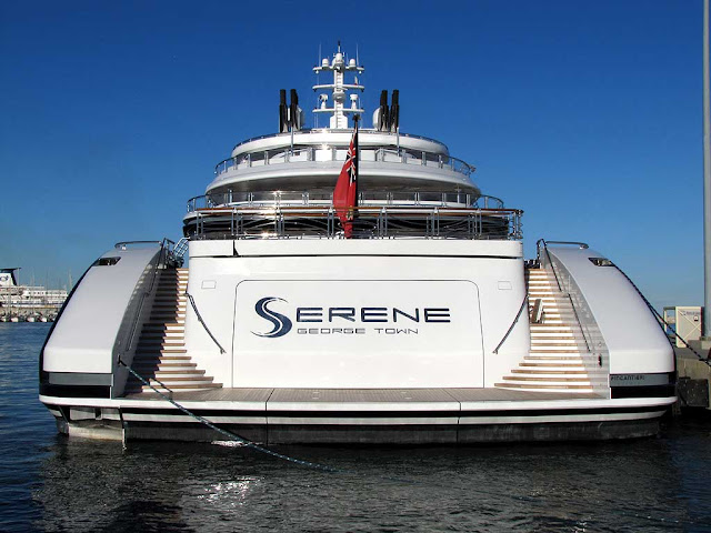 Serene superyacht, IMO 1010090, port of Livorno