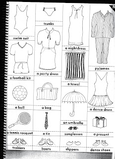 Fichas de inglés: Ficha Clothes 10: Vocabulary