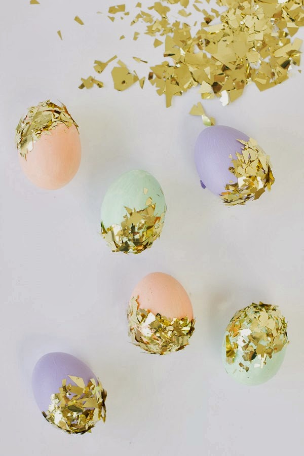 Honey And Fizz Tuesday Tutorial Diy Confetti Dipped Easter Eggs