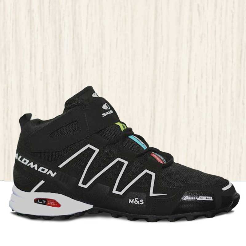 sepatu gunung salomon high hitam putih sgh 005 sepatu gunung salomon high hitam putih sgh 005