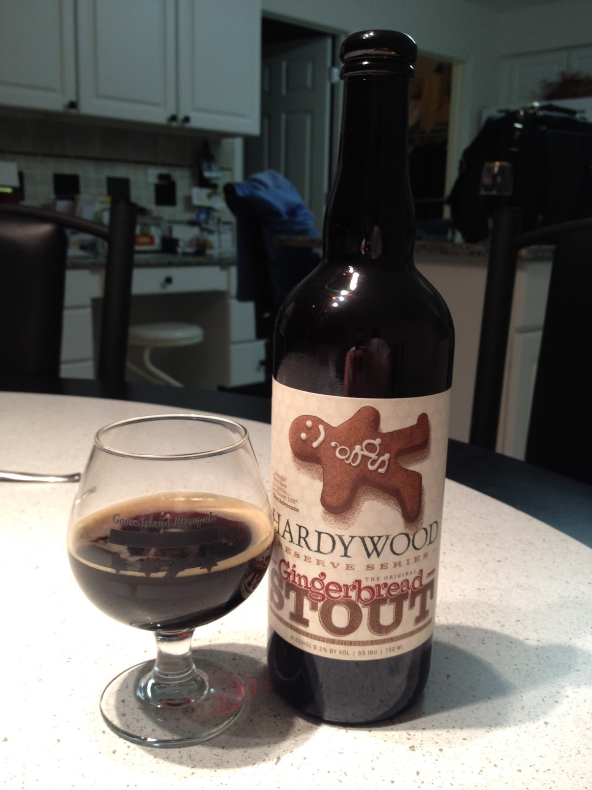 SaBEERmetrics Beer Review Hardywood Gingerbread Stout
