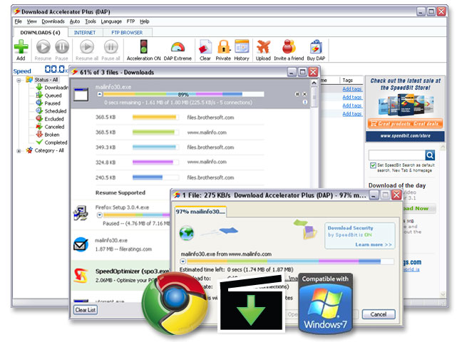 Free software download: Download Accelerator Plus