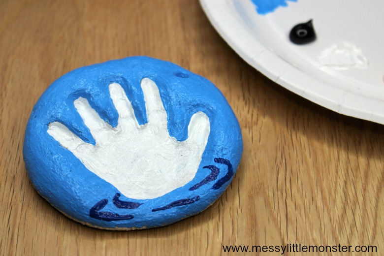 salt dough handprint