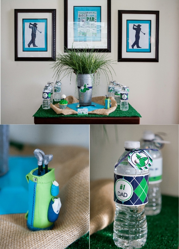 Father's Day Party Ideas A Green Blue Argyle Golf PAR