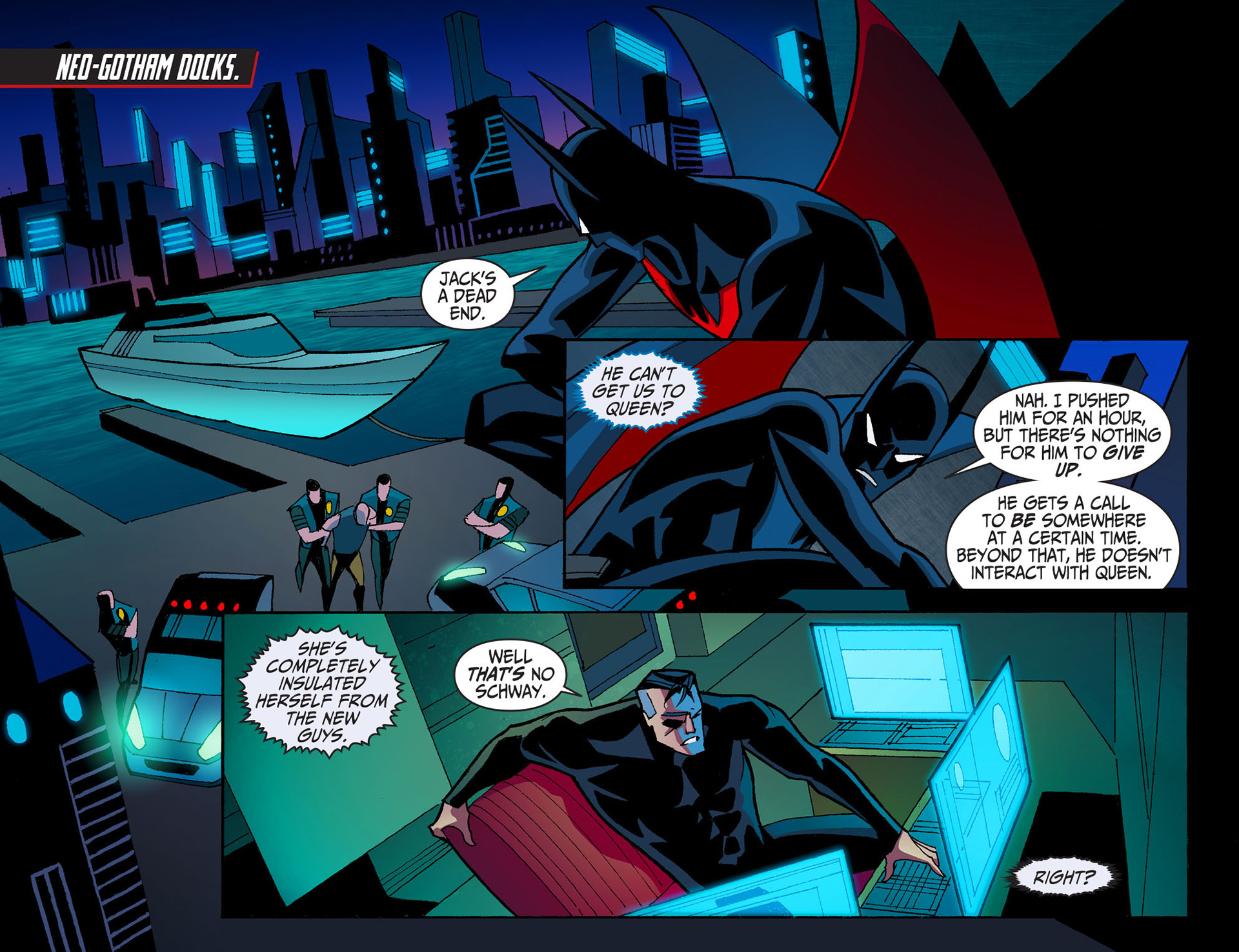 Read online Batman Beyond 2.0 comic -  Issue #35 - 3