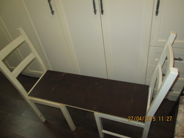 IMG 0020 - בניית ספסל משני כיסאות