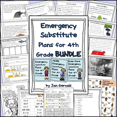 https://www.teacherspayteachers.com/Product/Emergency-Substitute-Plans-for-4th-Grade-BUNDLE-3-Sets-2745497