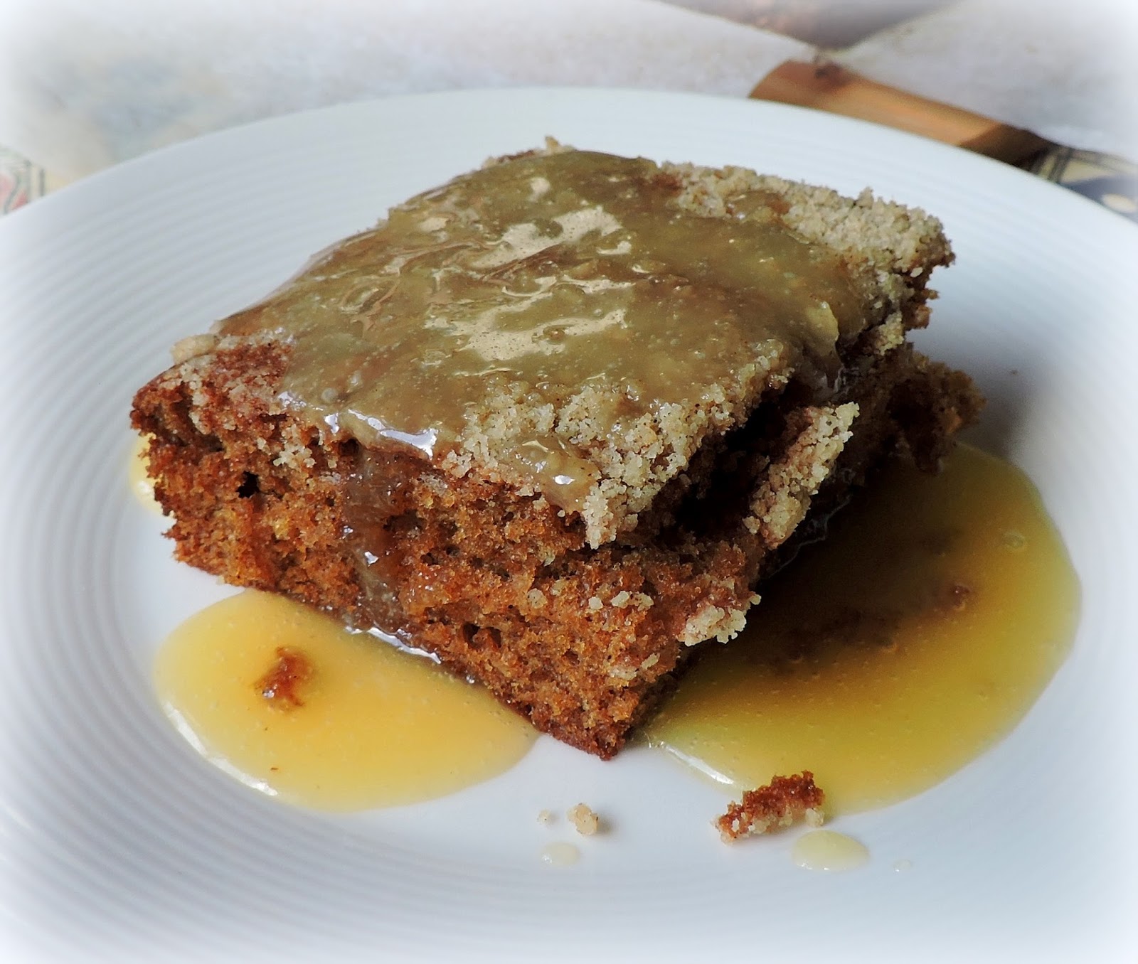 Ginger Crumb Cake with Butter Sauce The English Kitchen