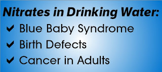 Nitrates in drinking water causes Blue Baby Syndrome, birth defects & cancer