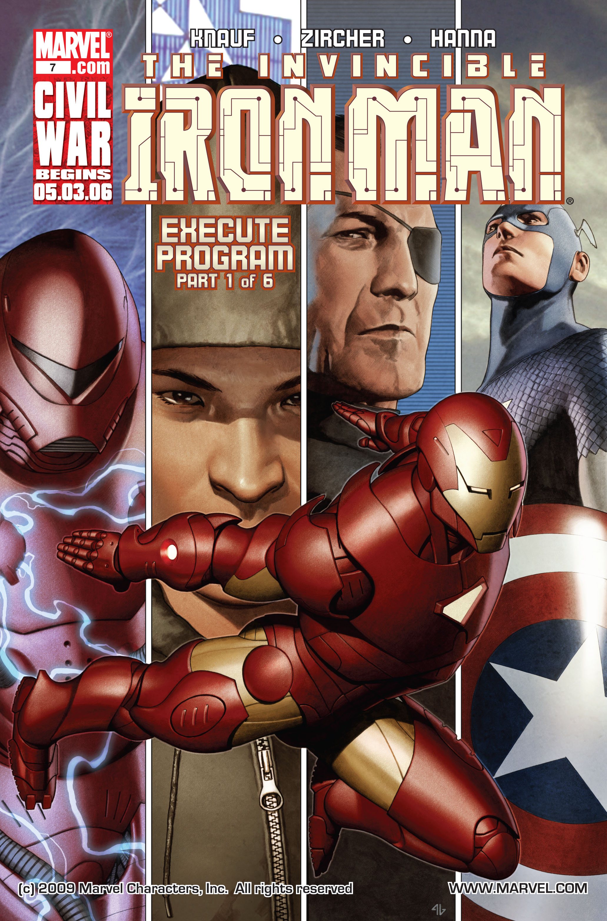 Read online Iron Man (2005) comic -  Issue #7 - 1