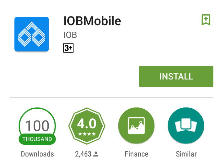 Dynamic Download Iob Net Banking Mobile App Artwork Collection