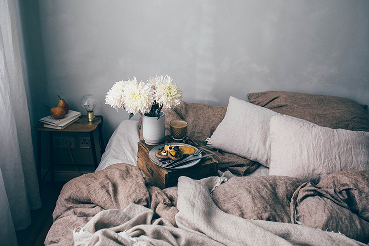Casual cozy bedroom by Our Food Stories