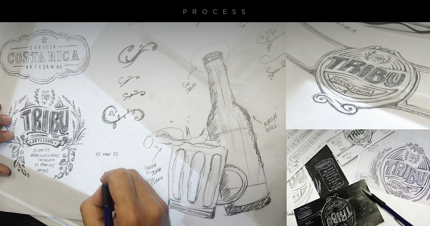Tribu Beer Sketch Beer