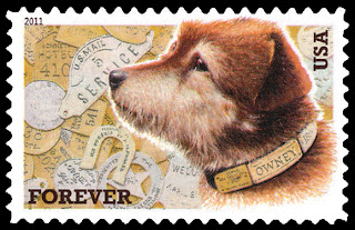 2011年アメリカ合衆国 郵便犬オウニーの切手