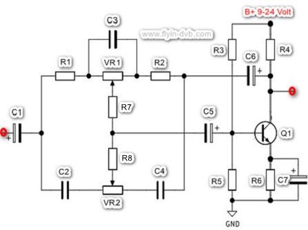 Skema Tone Control Sederhana 1 Transistor Skema Tone Control Sederhana 1 Transistor